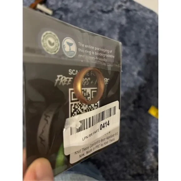 Brand New Knot Theory Men's 6MM Aged Gold Ring Size 13 Wedding Band - Picture 3 of 4